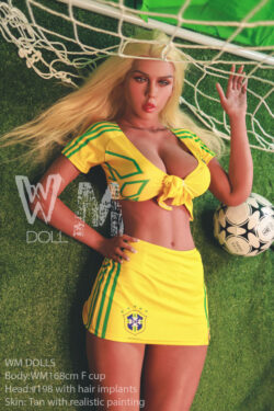 Exotic Realistic TPE Love Doll - 168cm Female Brazil Football Style