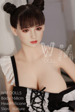 168cm Anime Silicone Sex Doll – Big Bust Space Buns Bangs J-Style Life Size Adult Doll - Image 2