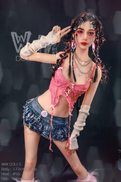 Ultra-Realistic Curvy Tall Slim TPE Adult Love Doll – WM Doll 172cm B-Cup #56 Head