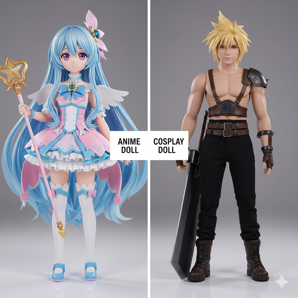 Anime vs. Cosplay Sex Dolls Comparison