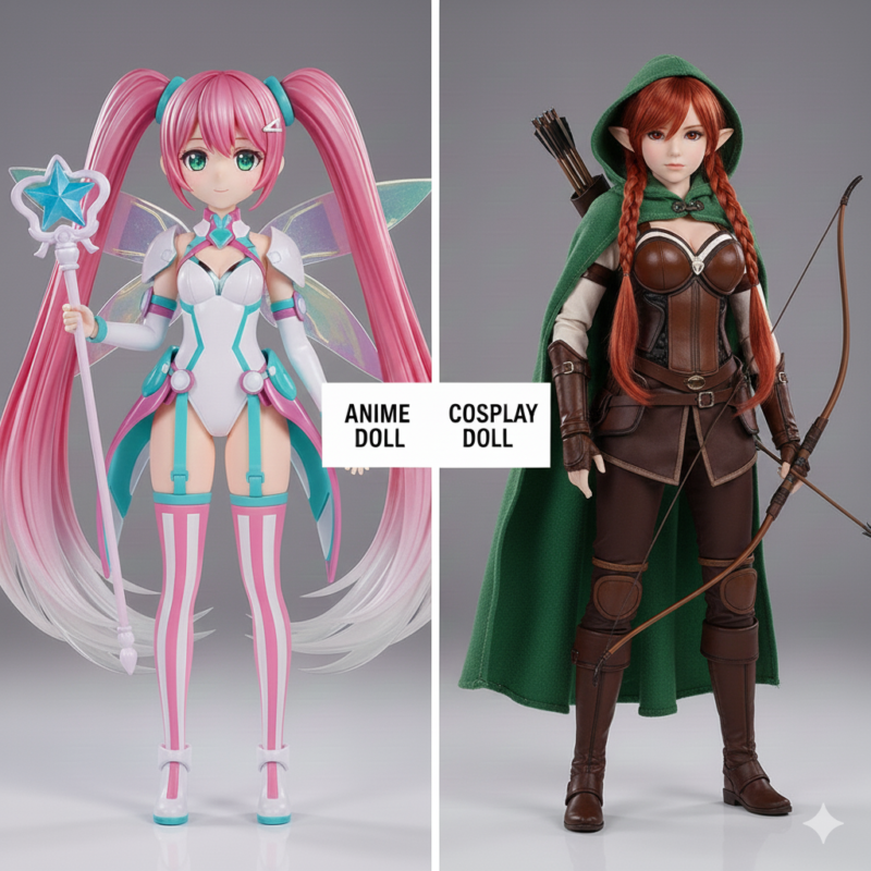 Anime vs. Cosplay Sex Dolls Comparison