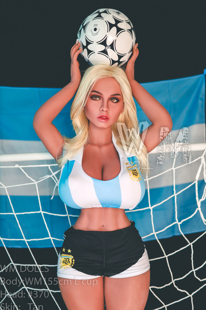 Athletic Sex Doll World Cup Spirit 155cm Life-Size Argentina Soccer Fan Sex Doll | L-Cup Curvy Edition - Image 1